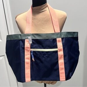 Victoria's Secret Navy and Pink Tote Bag
